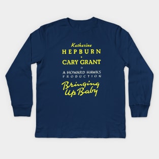 Bringing Up Baby (1938) Kids Long Sleeve T-Shirt